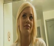 Hot blondes share a cock