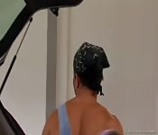 Two rich women fuck the mechanic