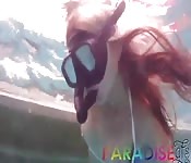 Russian teen with a hot body