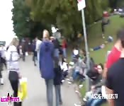 Sucking cocks at the Oktoberfest