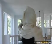 Massive BBC for an Arab babe