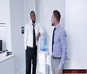 Busty BBC lover bitch double penetrated