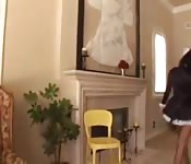 Kinky Latina maid gets shagged in the ass