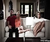 Stepmom catches stepteen with her new bf