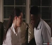 Romantic Interracial teen sex