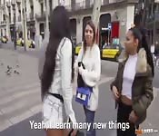 Magnificent threesome sex feats at home