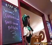 This takes a left turn