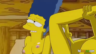 Os Simpsons transando em uma cabana